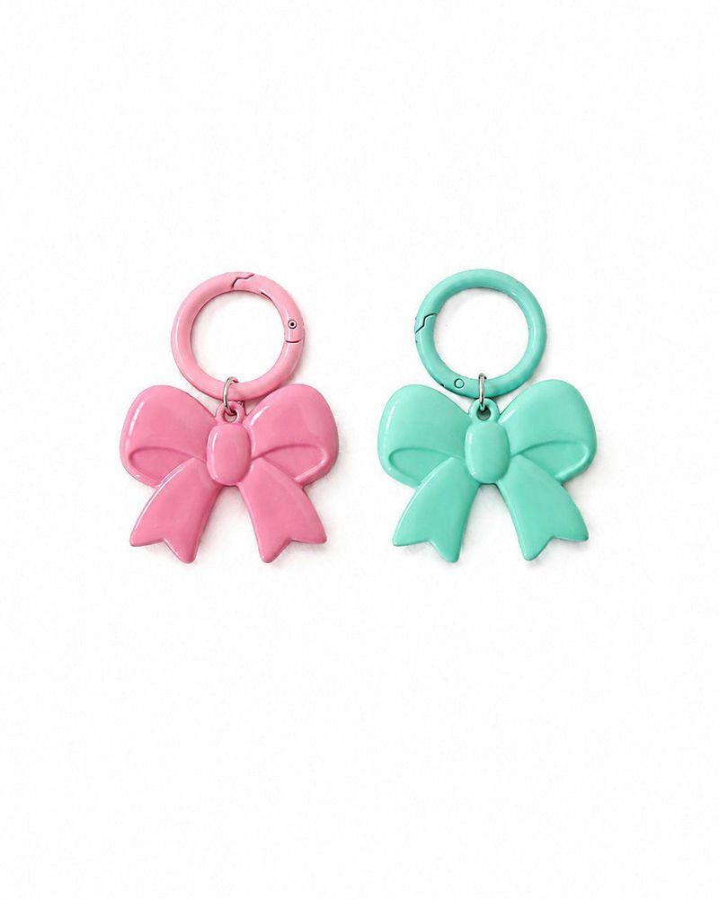 Delight-J（ディライトジェイ）の「Pink Mint Pastel Ribbon Keyring（Toys/Key Holders）」