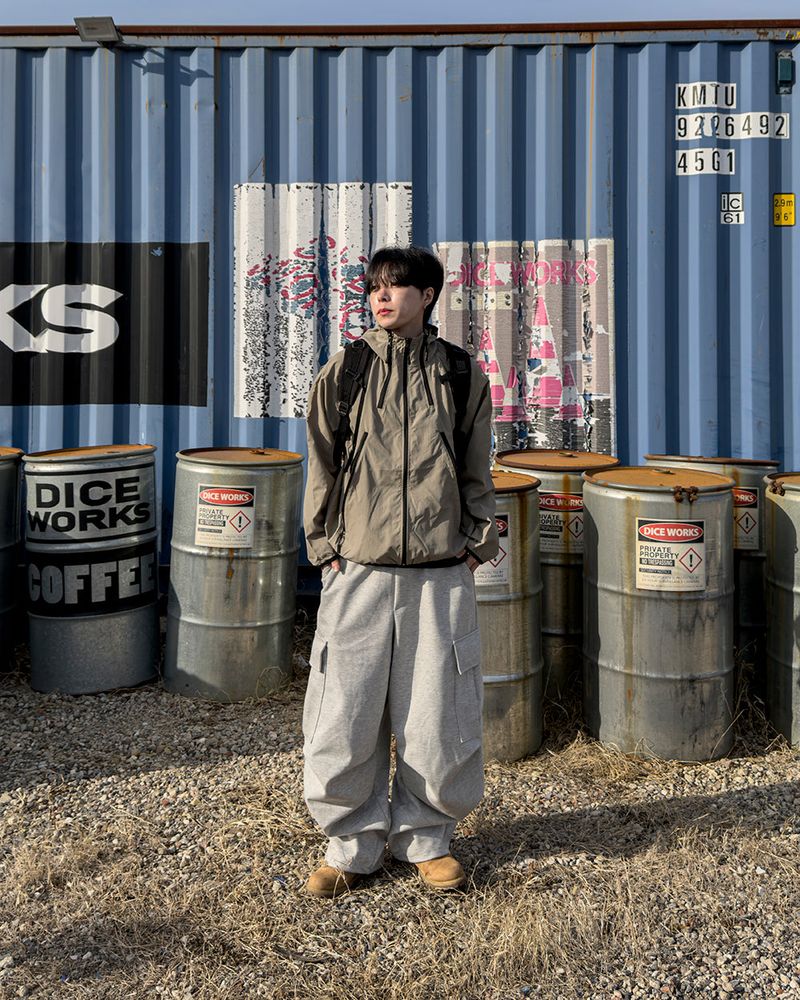 CALVET Zip-Up Hooded Windbreaker