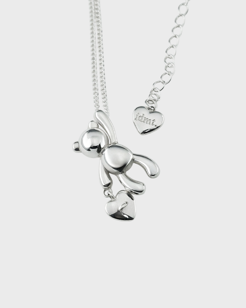 [925Silver] Bear hug necklace