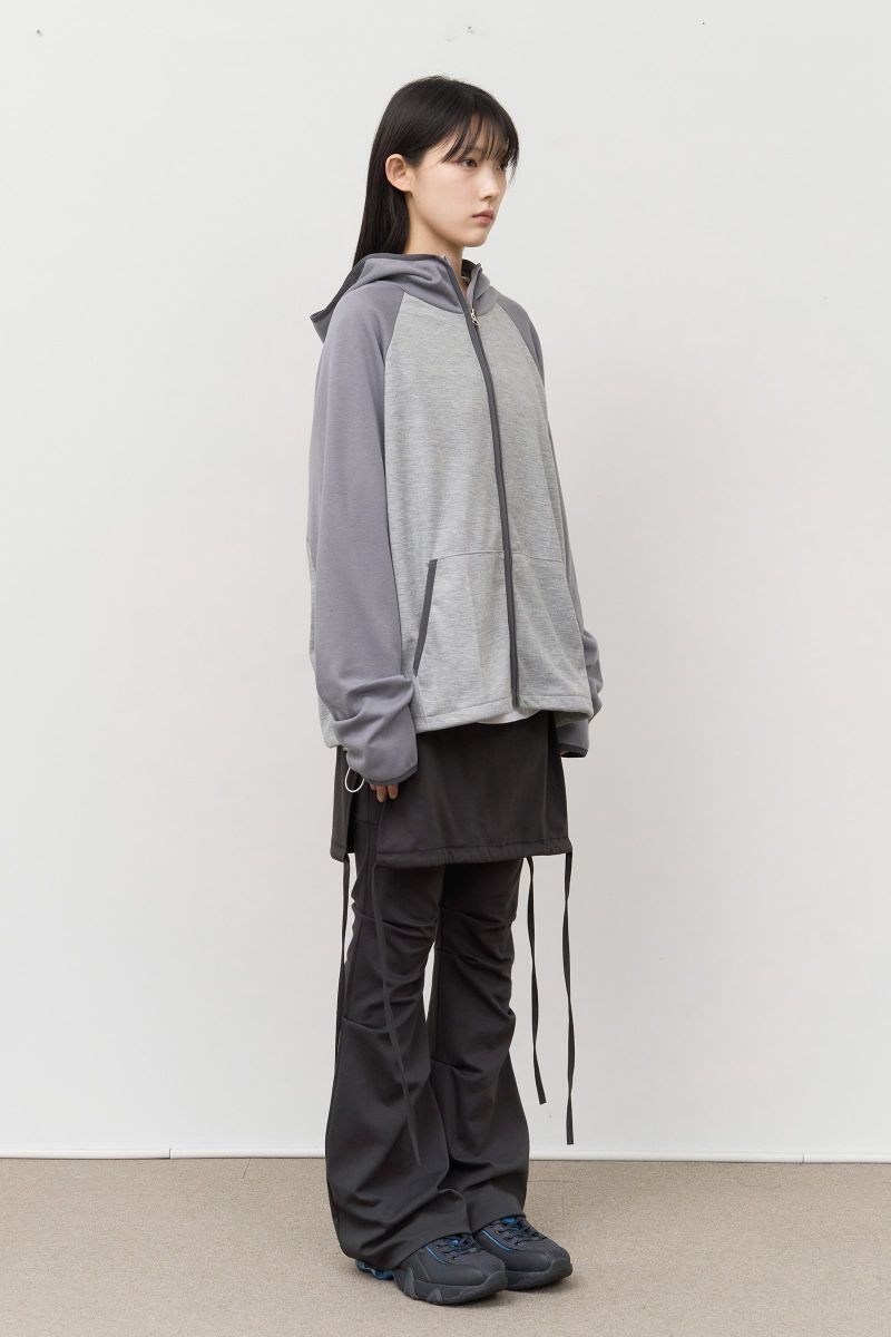 Coke Raglan Hooded Zip Up