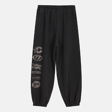 Racing Pig Print Training Jogger Pants