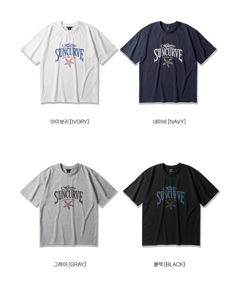 26SS★ Sun Curve Short Sleeve T-shirts