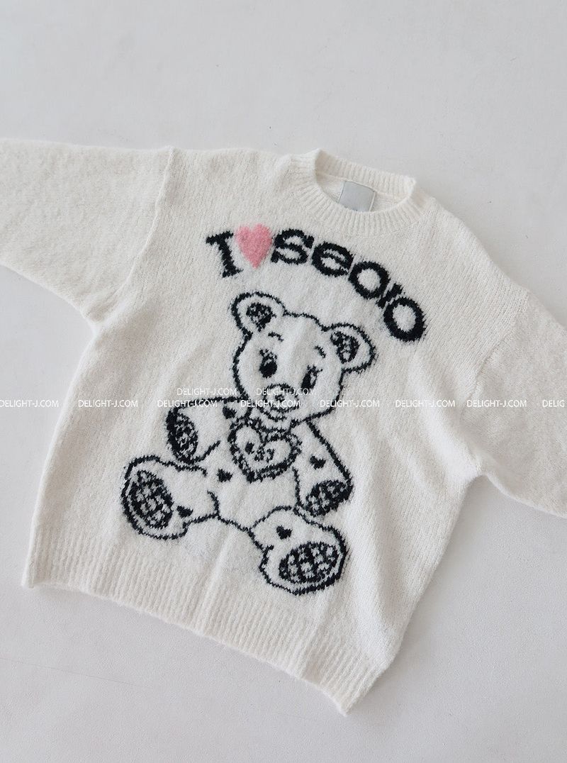Kitchee bear oversized knitwear