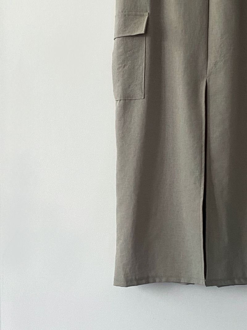 Cargo banding long skirt