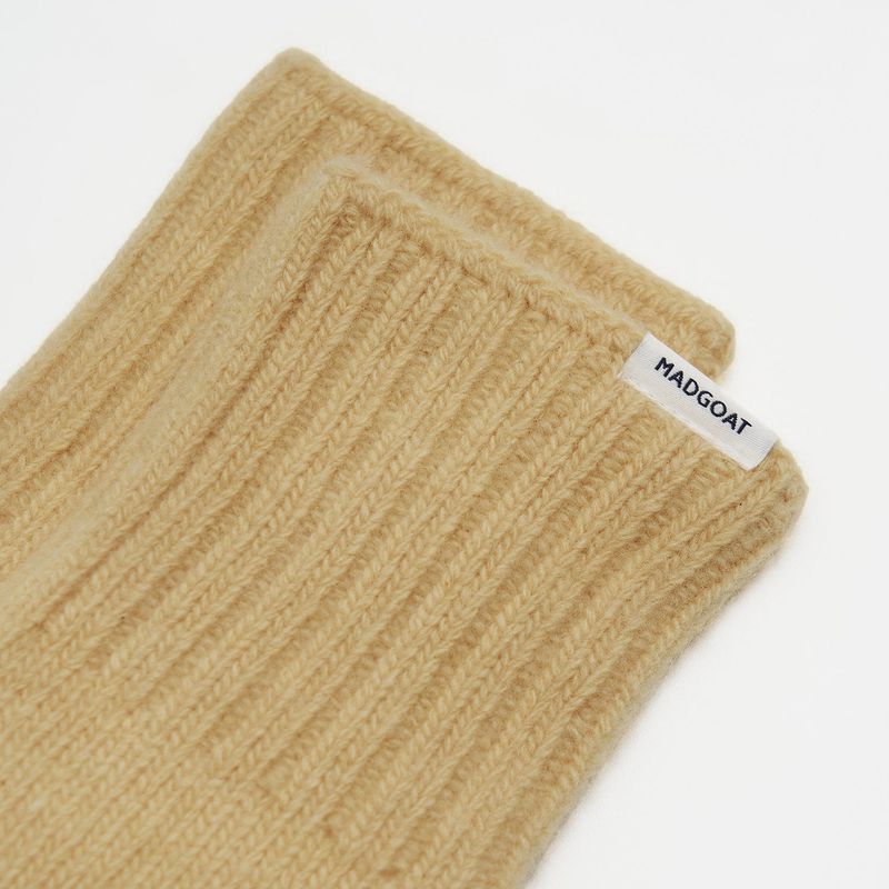 Cashmere Blend Touch Gloves_Yellow