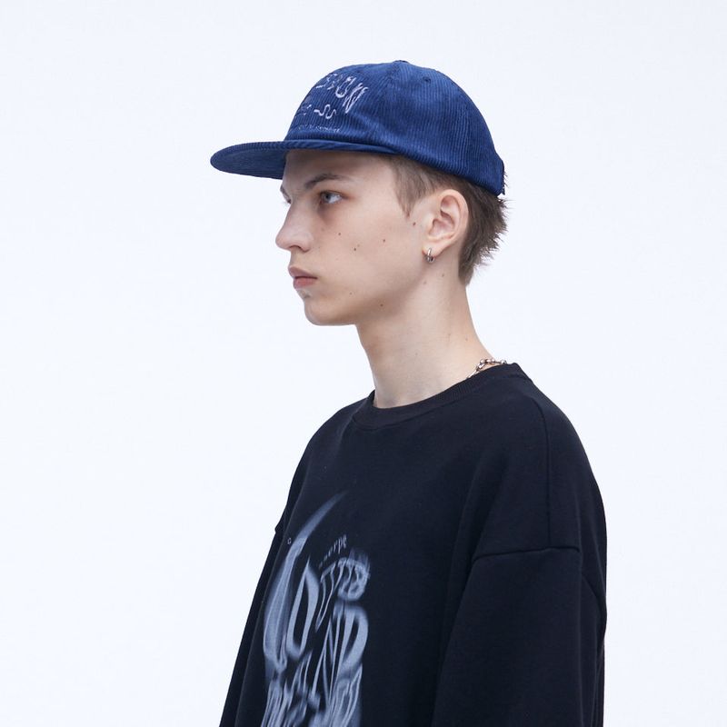 Illusion Corduroy Cap Navy