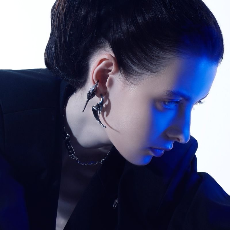 ALIEN EARCUFF ( silver 925 )