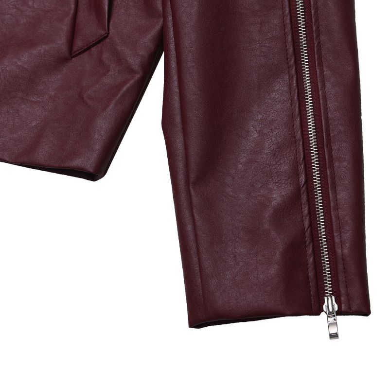 ENOC leather zipper double jacket (2 colors)