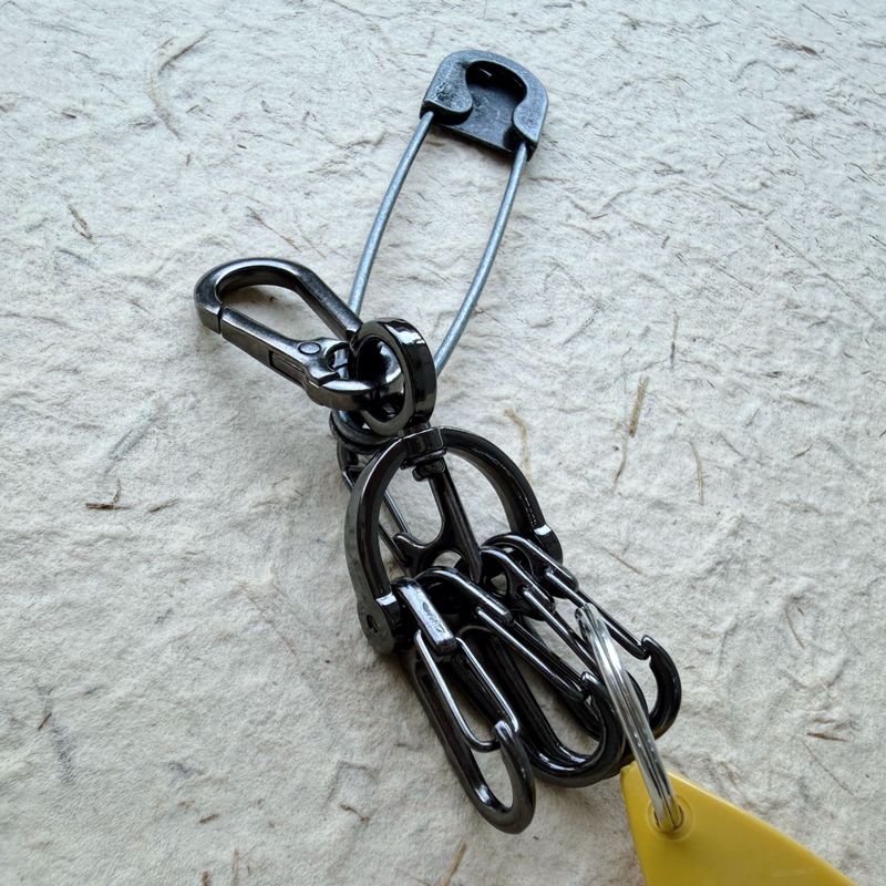 Surf Pin Keychain