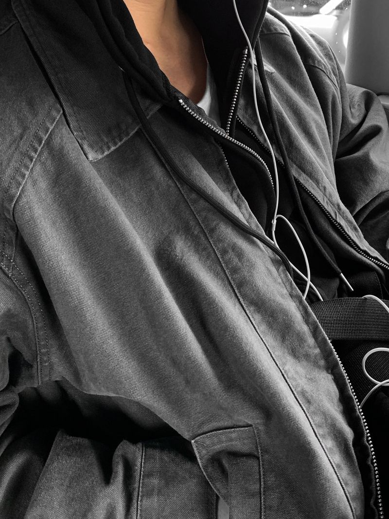 Look Liu Cotton Washed Two-Way Zip-Up Blouson