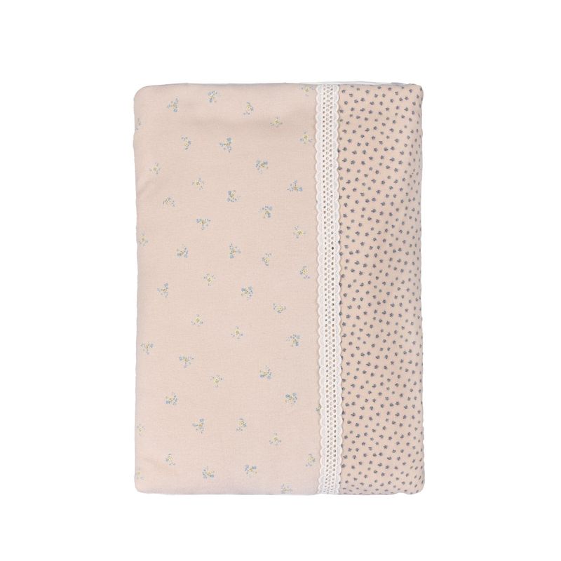 Blomming notebook pouch_peach beige
