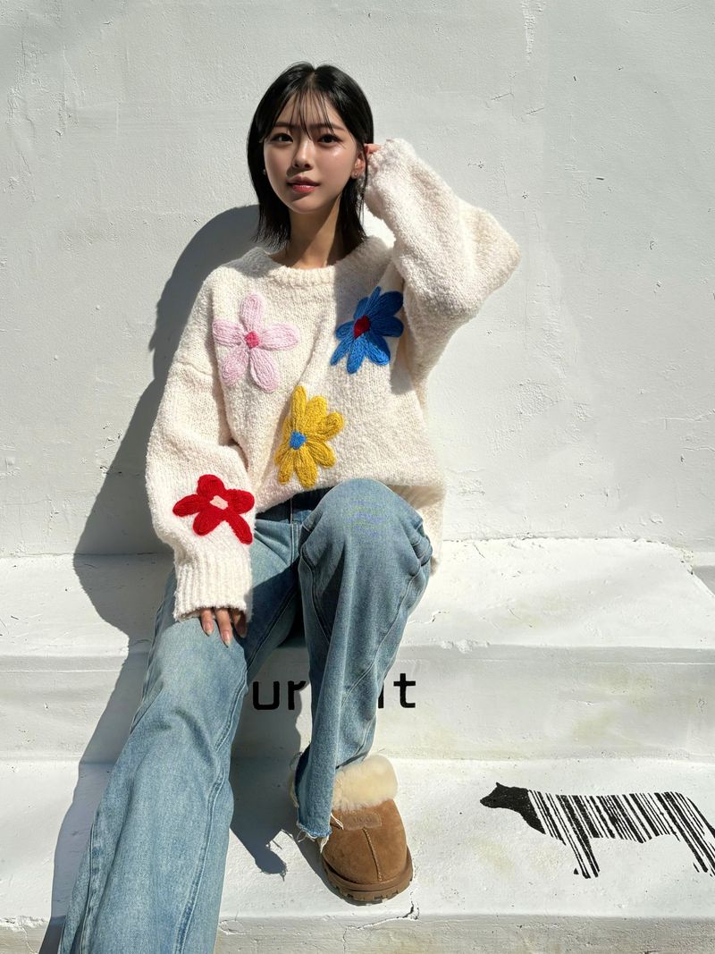 FLARED BOOTCUT DENIM PANTS code 23005