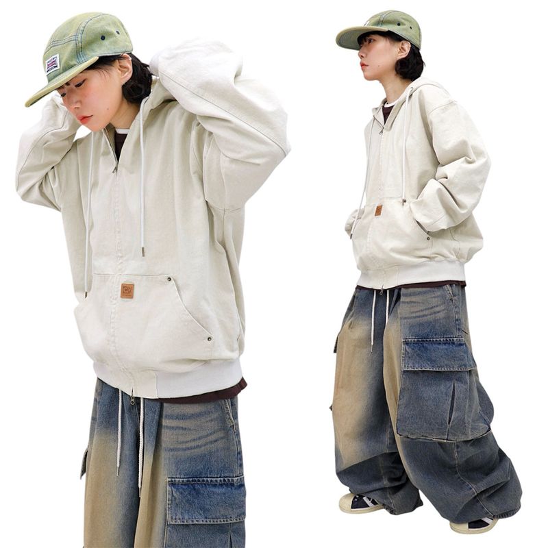 Vintage Work Hooded Jacket