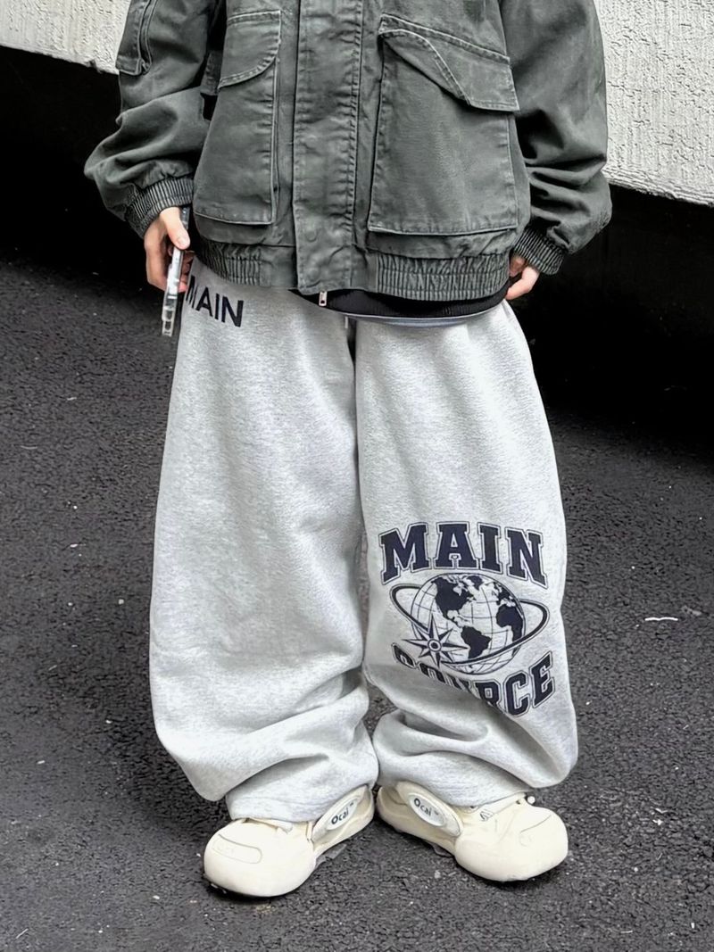 main structured cotton banding pants