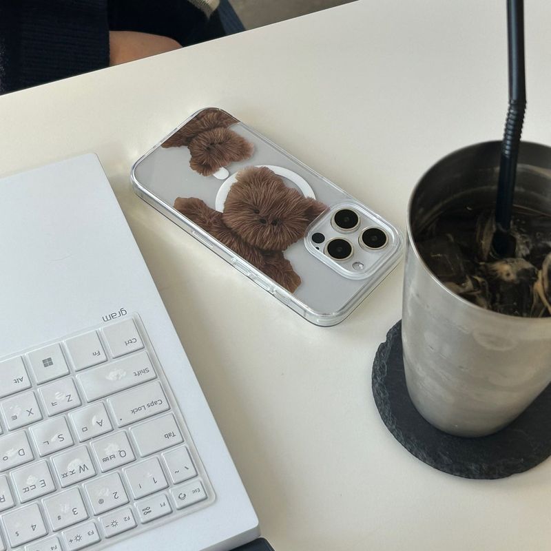 [MADE] Bebe bear [Macsefe jelly hard case]
