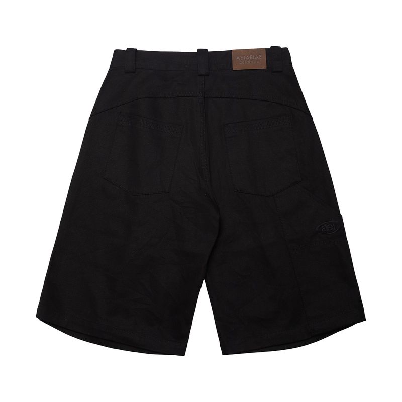 TWILL BERMUDA PANTS [BLACK]