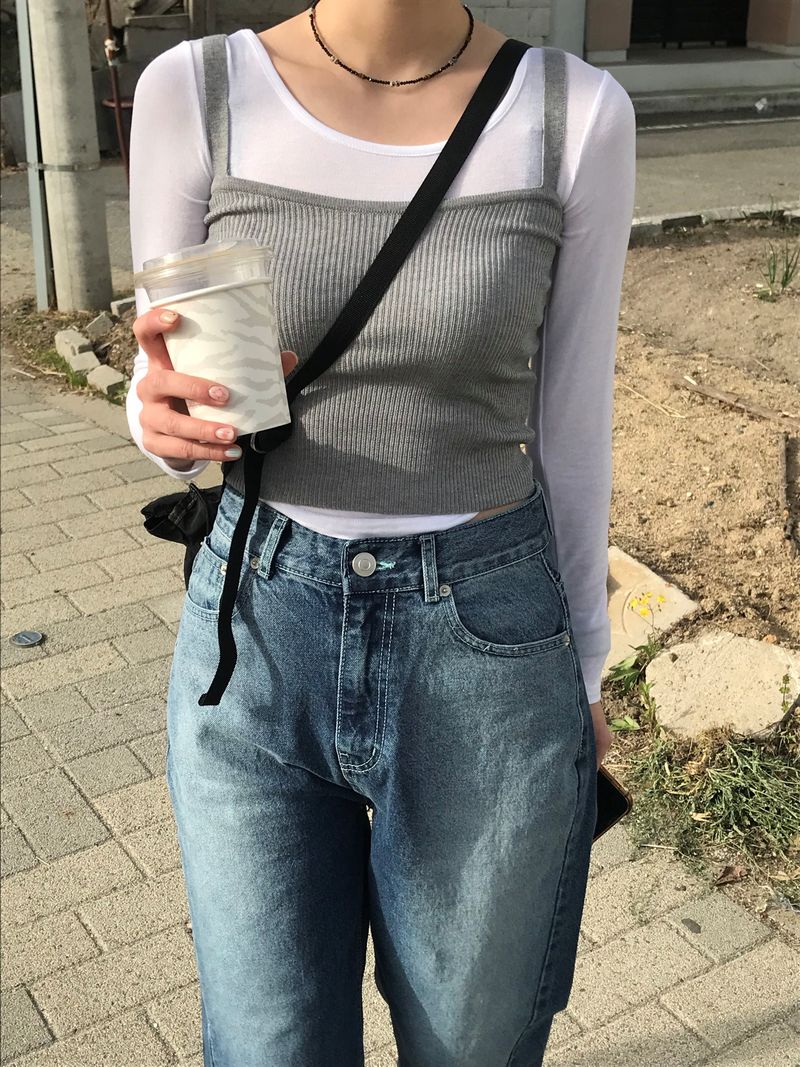 Slim layered shirring t