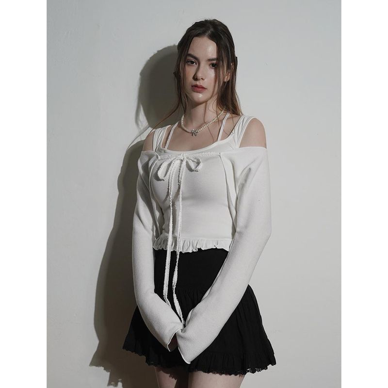 ROSY SLEEVELESS-IVORY