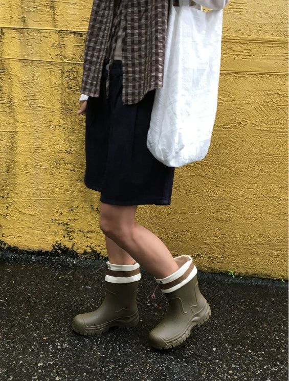 Shooa String Band Short Rain Boots