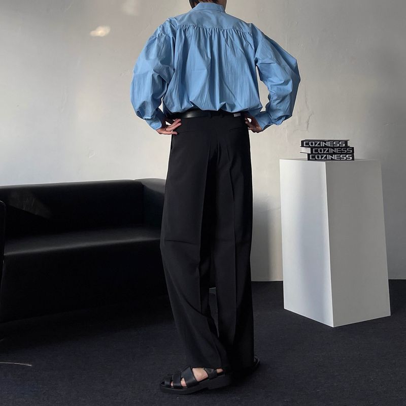 RG reverse two-tuck volume slacks (4 colors)