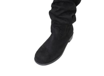 BELTED SUEDE LONG BOOTS