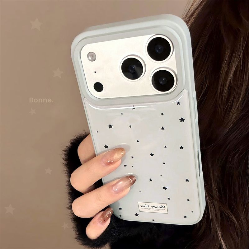 Summer Blue Star Drop Coating DIY Theme iPhone Case