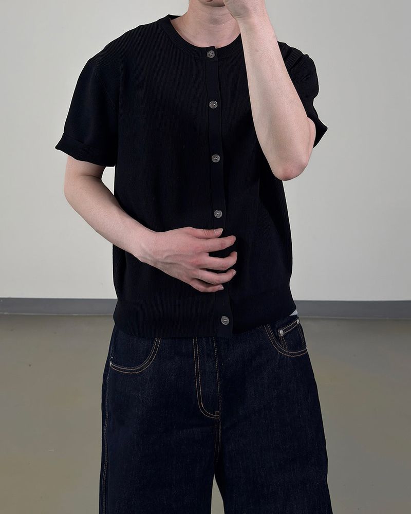 Nitel Half Sleeve Knit Cardigan