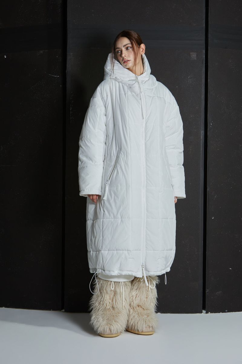 GL LONG PADDING -WHITE