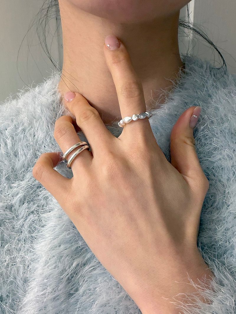 [925silver] Hologram ring