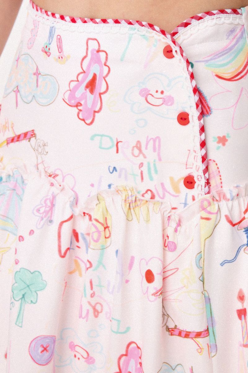 Dear Days Maxi Skirt (Cream)