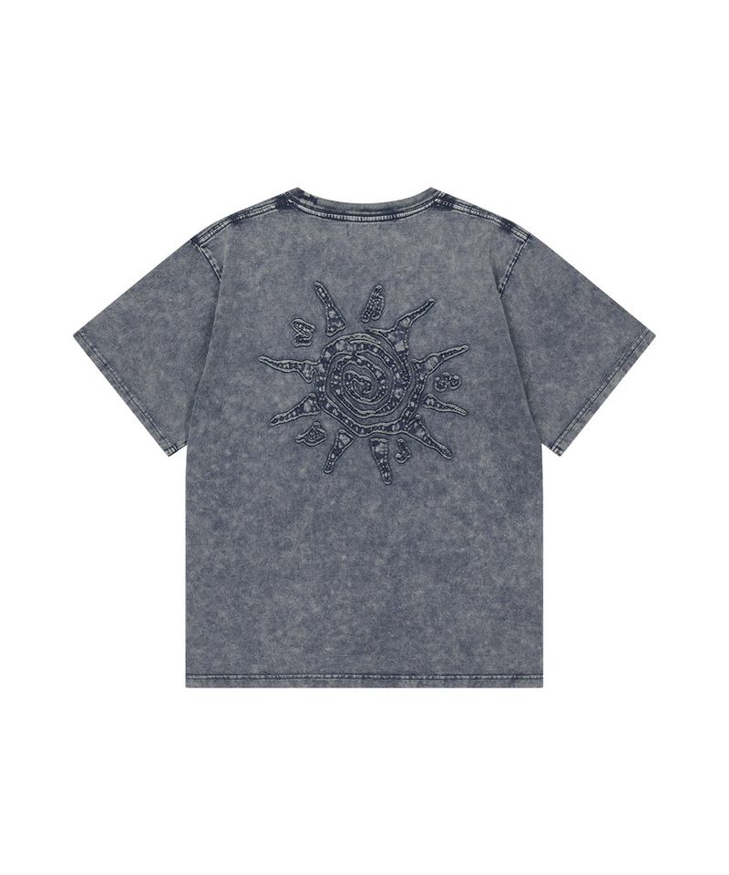 WASHED SOLAR APPLIQUE TEE