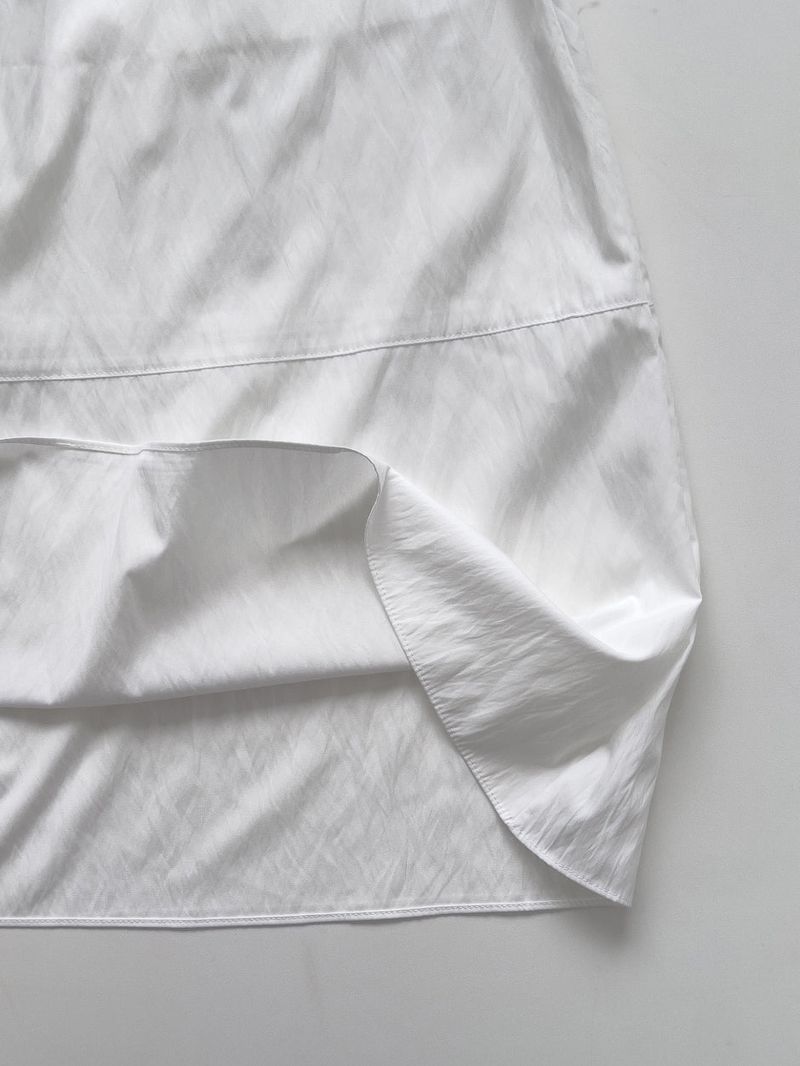 Juicy Nylon Flare Long Skirt