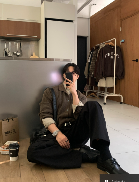  Square Pocket Overfit Corduroy Shirt