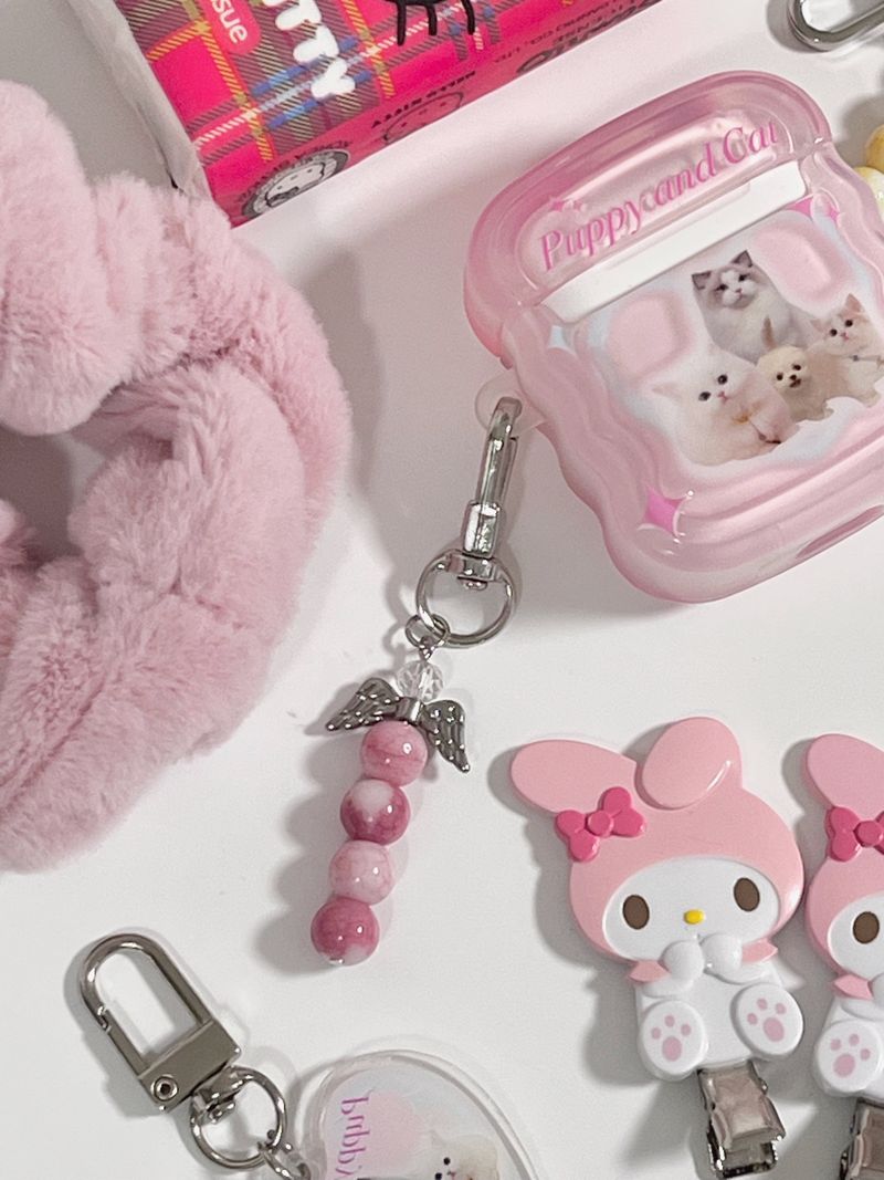 milk ball Keyring