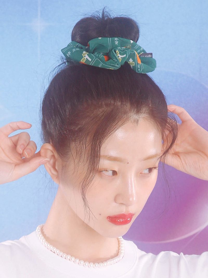 1 0 jeju orange scrunchie