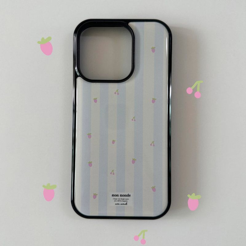 mon monde（モンモンド）の「sweet stripe phone case（Smartphone Accessories）」