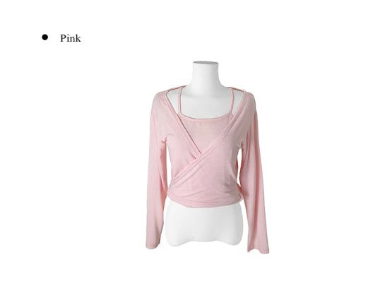 Kiru Layered Wrap Cardigan