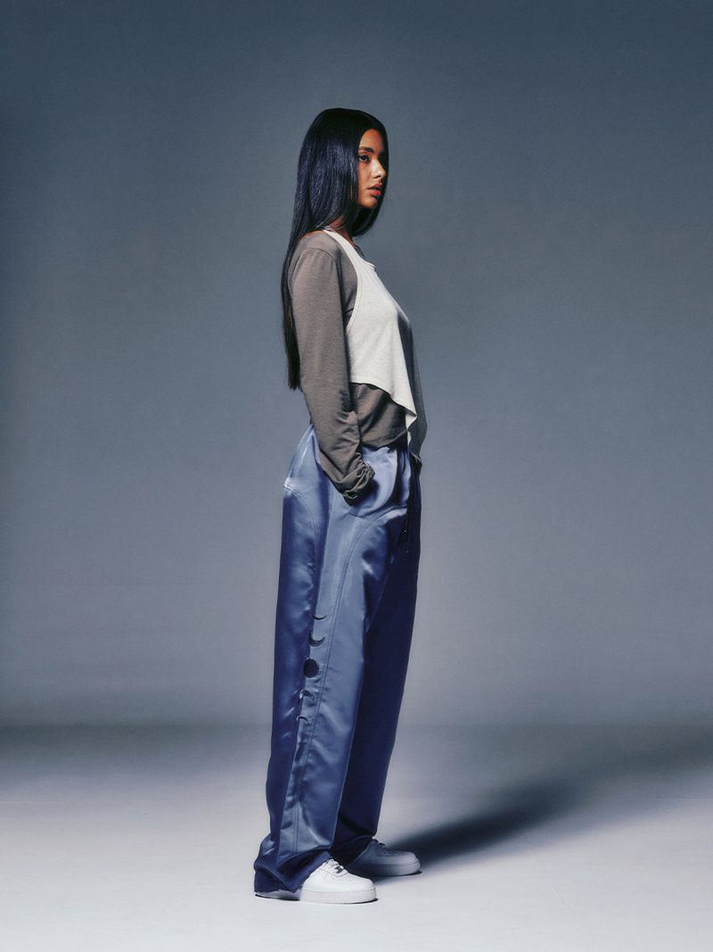P.O.M EMBLEM JOGGER PANTS (LIGHT BLUE)