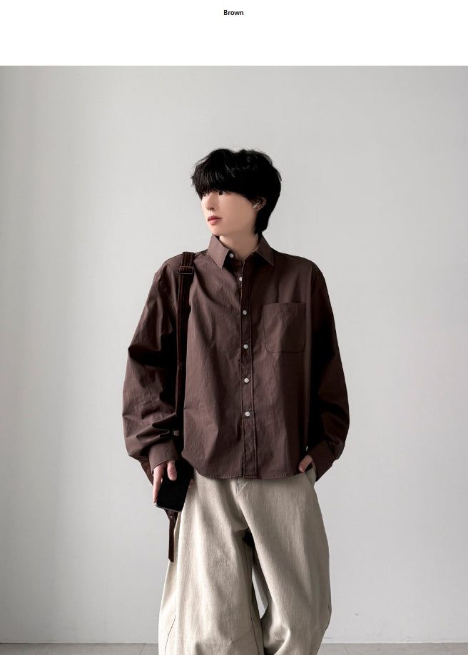 Even Pocket Crop Shirt
