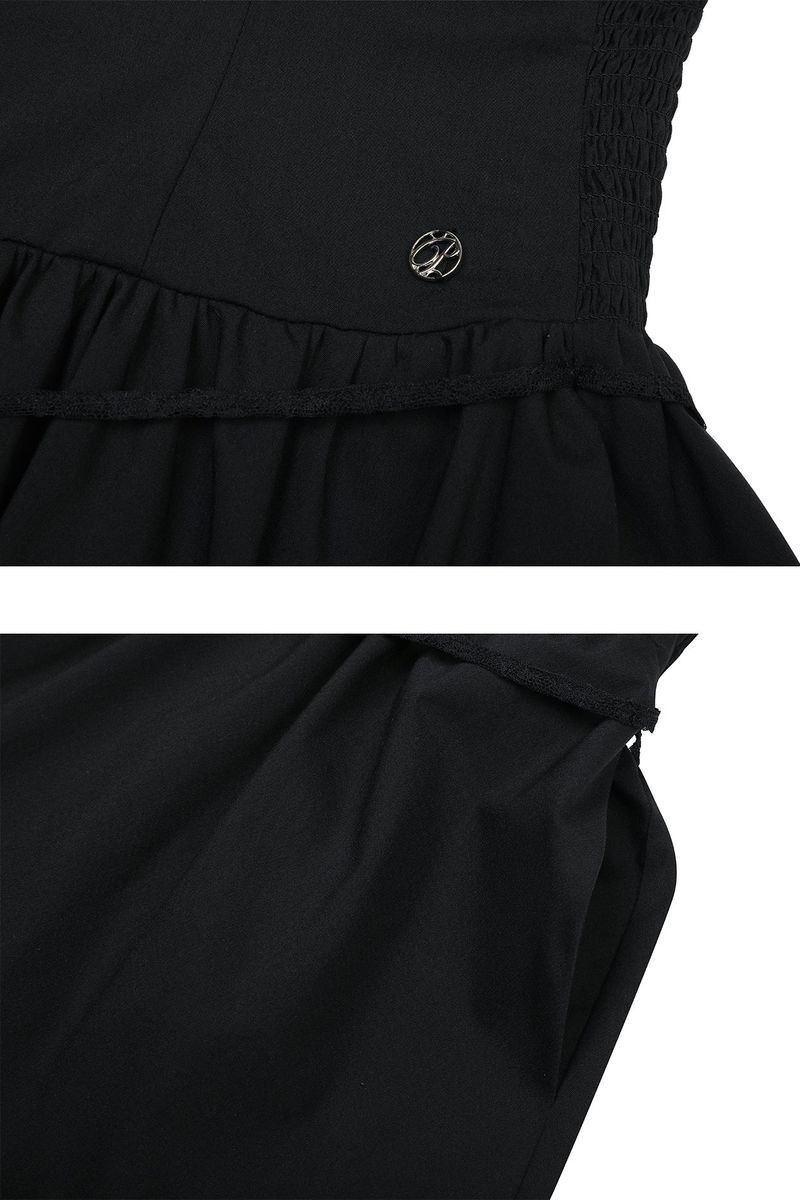 WENDY RIBBON DRESS black