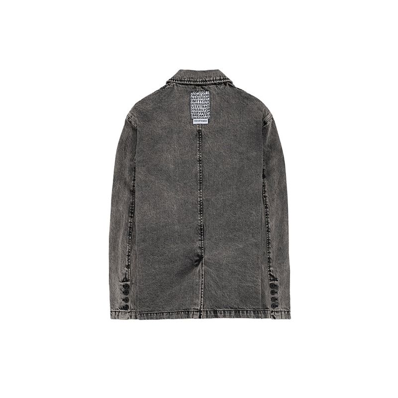 Denim Semi-Over Single Jacket