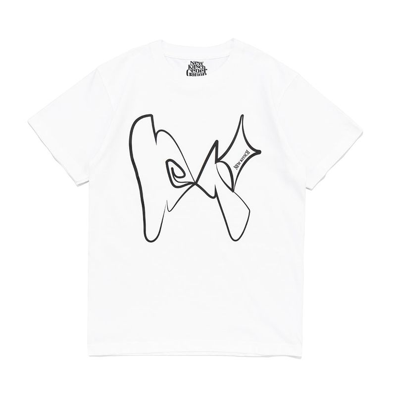 MIGNON LOGO HOLE GRAPHIC SHORT SLEEVE (WHITE)
