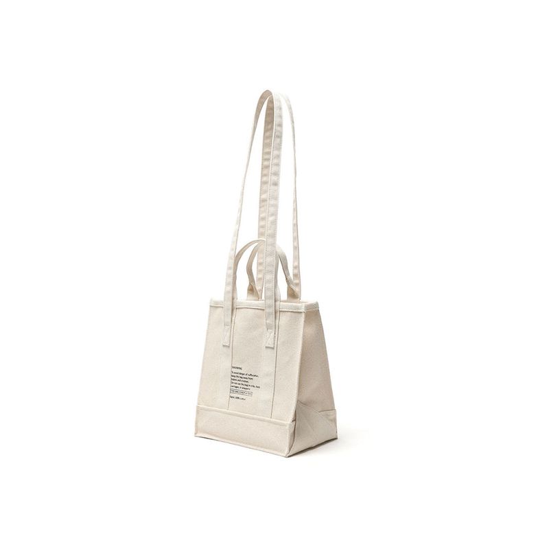MINI SQUARE CANVAS TOTE BAG 2COLOR