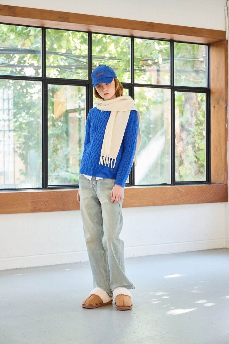 JUICY ROUND KNIT / BLUE