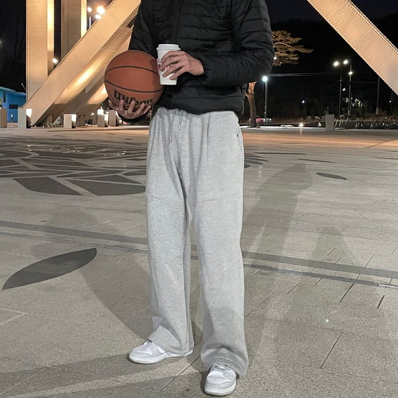 lemenne(ルメンヌ)の「LMN Rivet Patch Napping Sweat Pants (3 colors)(Pants)」