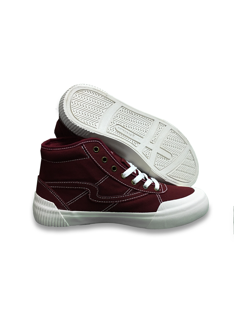 Equip High Maroon Sneakers