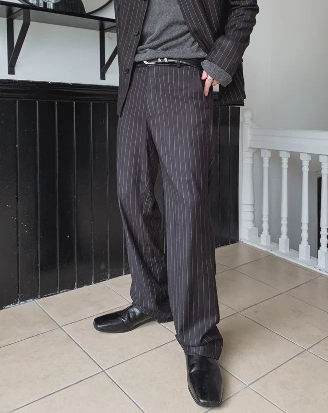 Bonnen Striped Flare Slacks