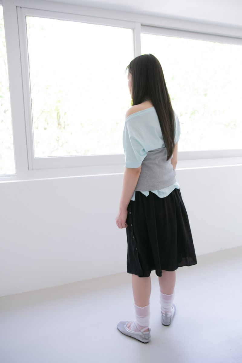 backless halterneck sleeveless top(5colors)
