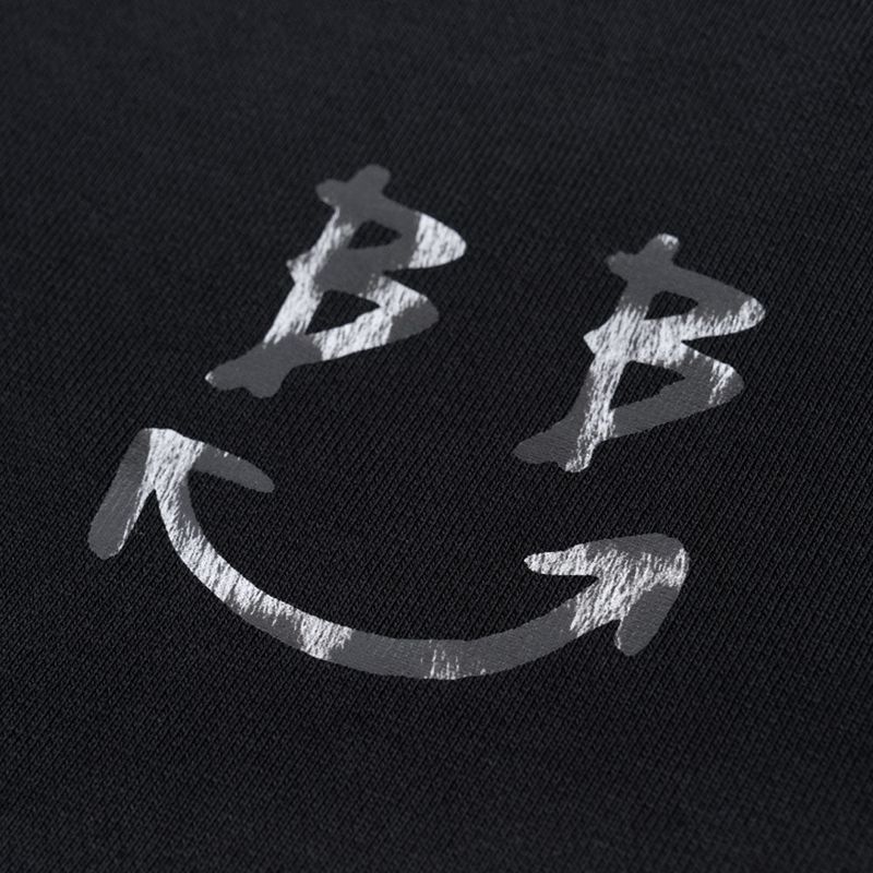 BBD Leopard Classic Smile Logo Sweatshirt (Black)