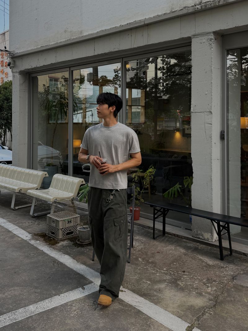Pigment Diagonal Seam Cargo Pants (3 Colors)
